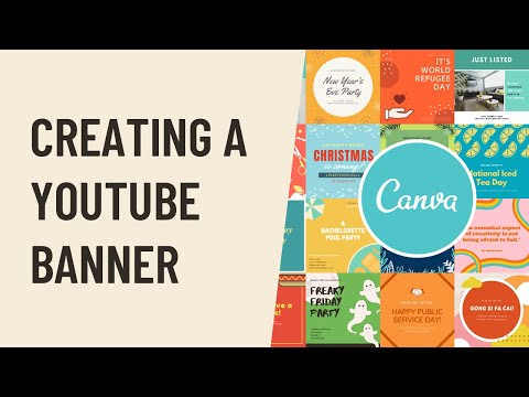 Canva: إنشاء بانر على YouTube