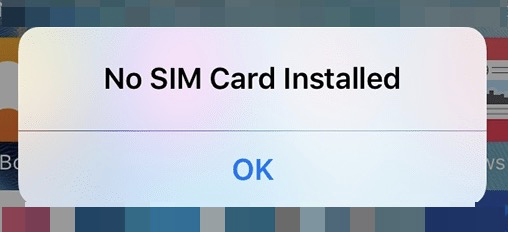 لا توجد مطالبة بتثبيت بطاقة SIM