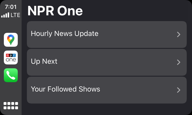 تطبيق NPR واحد 