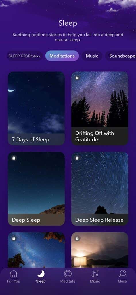 أفضل 10 تطبيقات للتأمل أثناء النوم image 2