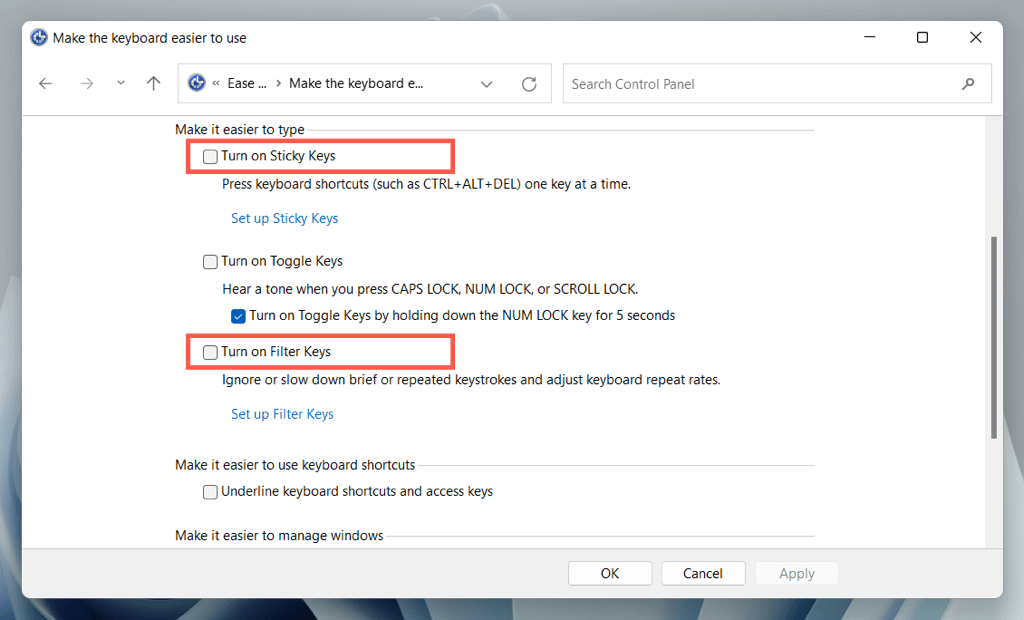 مفتاح ESC لا يعمل في نظام التشغيل Windows؟ 15 طريقة لإصلاح الصورة 13