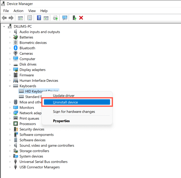 مفتاح ESC لا يعمل في نظام التشغيل Windows؟ 15 طريقة لإصلاح الصورة 26