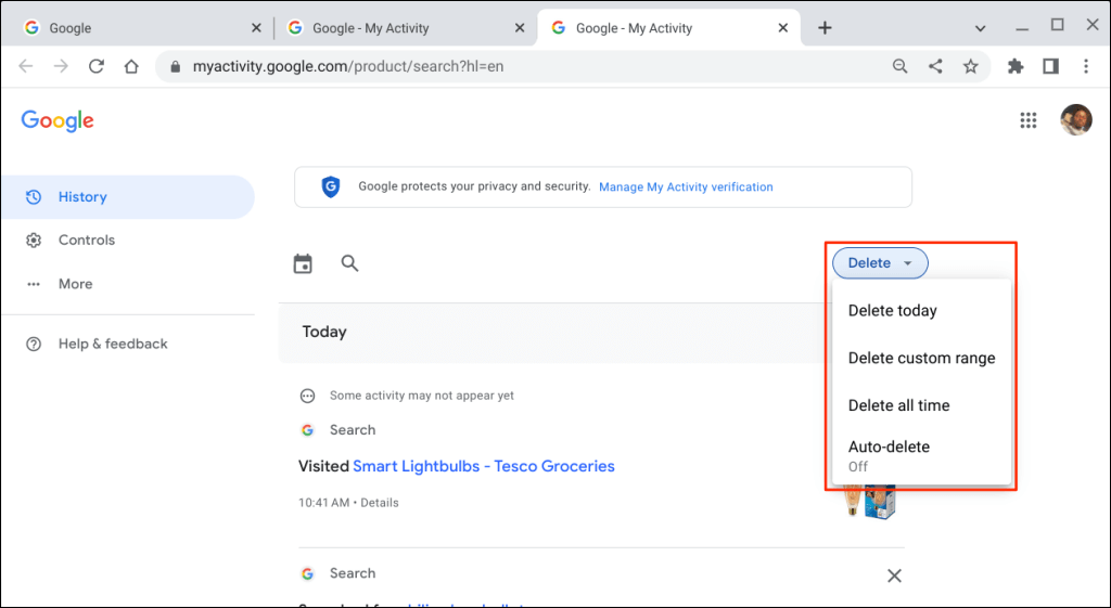 كيفية حذف سجل البحث والتصفح على جهاز Chromebook الخاص بك 18