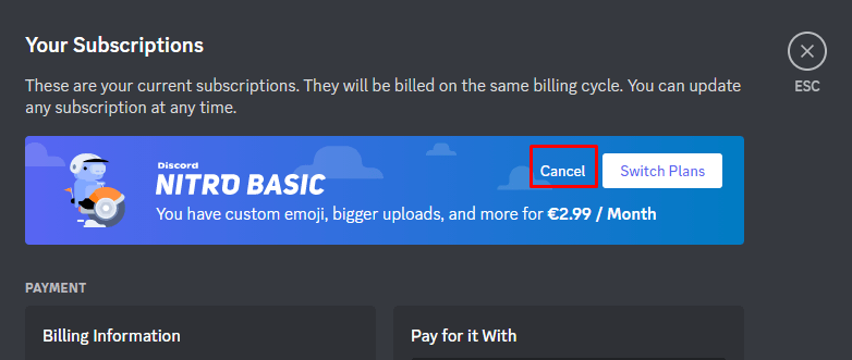 كيفية إلغاء اشتراكك في Discord Nitro الصورة 4