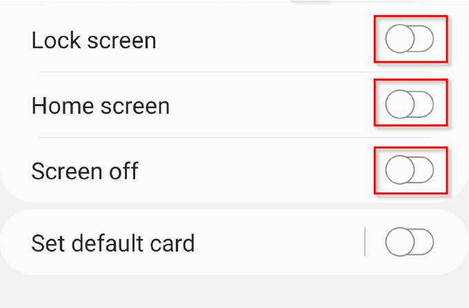 كيفية تعطيل Samsung Pay على صورة Android 6