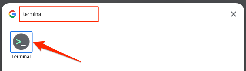 كيفية فتح Terminal الخاص بنظام Linux على Chromebook الصورة 2