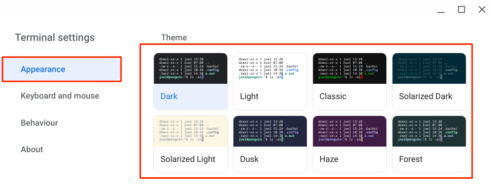 كيفية فتح Terminal الخاص بنظام Linux على Chromebook الصورة 12