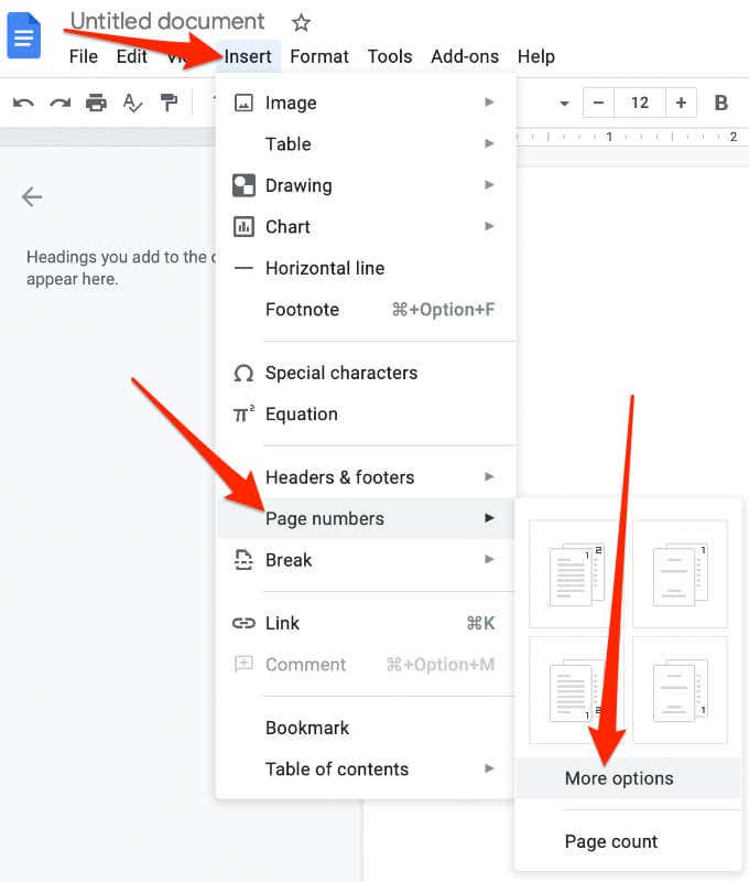 كيفية إدراج أرقام الصفحات في Word وGoogle Docs الصورة 26