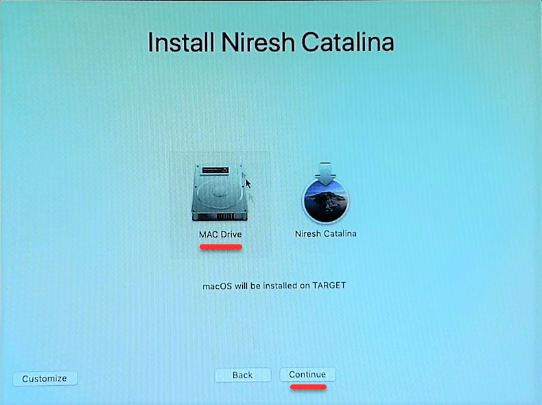 Install Catalina