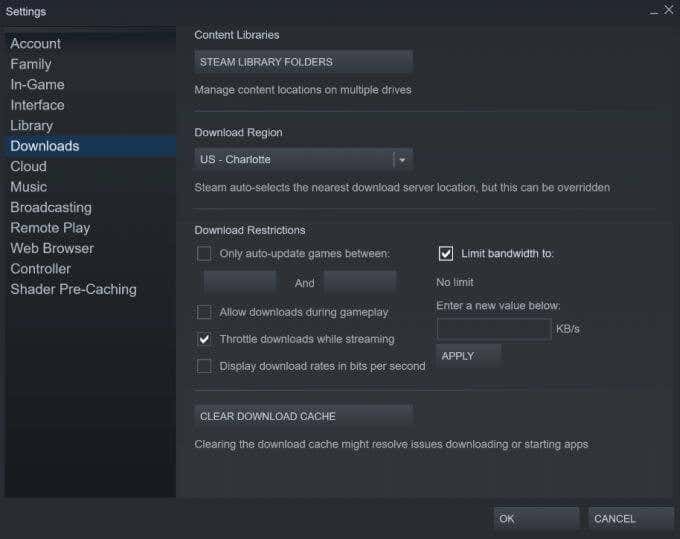 6 طرق لتسريع عملية تنزيل الألعاب من Steam الصورة 6