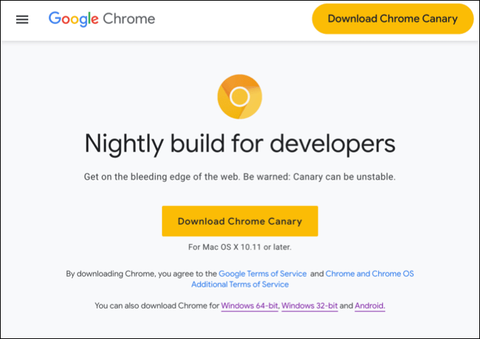 كيفية تثبيت صورة Chrome Canary - 4-Download-Chrome-Canary