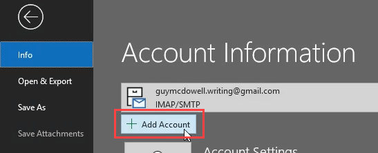 كيفية إعداد إعدادات Gmail IMAP في Outlook الصورة 9