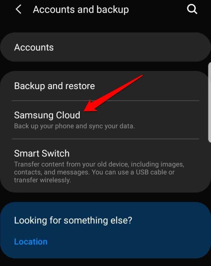 كيفية الوصول إلى Samsung Cloud والاستفادة القصوى من الخدمة الصورة 4