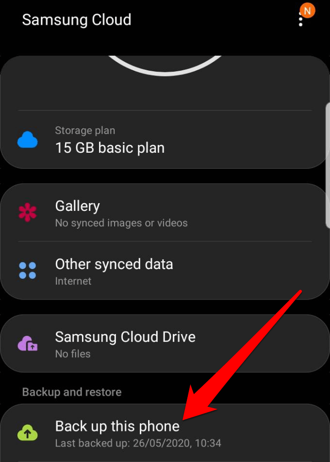 كيفية الوصول إلى Samsung Cloud والاستفادة القصوى من الخدمة الصورة 13