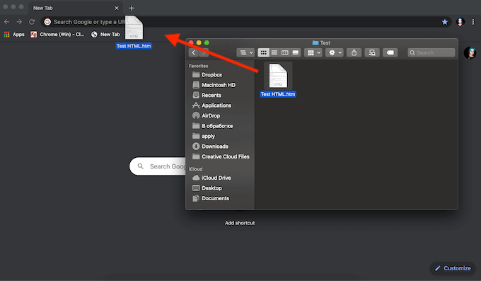 كيفية فتح ملف HTML في جوجل كروم الصورة 6