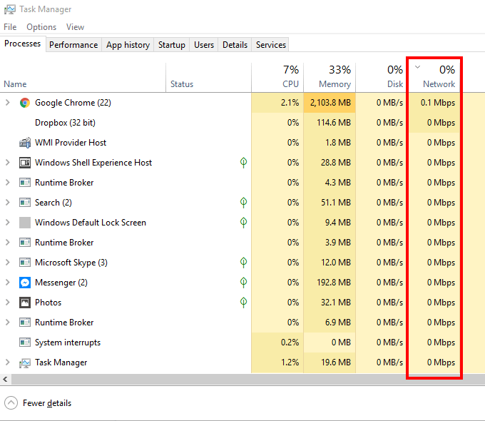 3 طرق لتتبع البرامج التي تستخدم أكبر قدر من النطاق الترددي في Windows الصورة 3