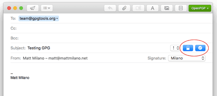 كيفية استخدام OpenPGP لتأمين صورة البريد الإلكتروني 4