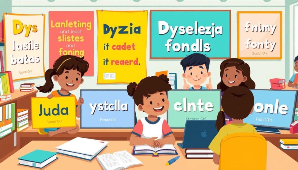 dyslexia and fonts