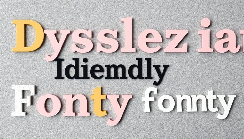 dyslexic-friendly fonts