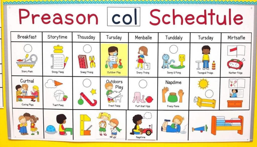 visual schedules for preschoolers