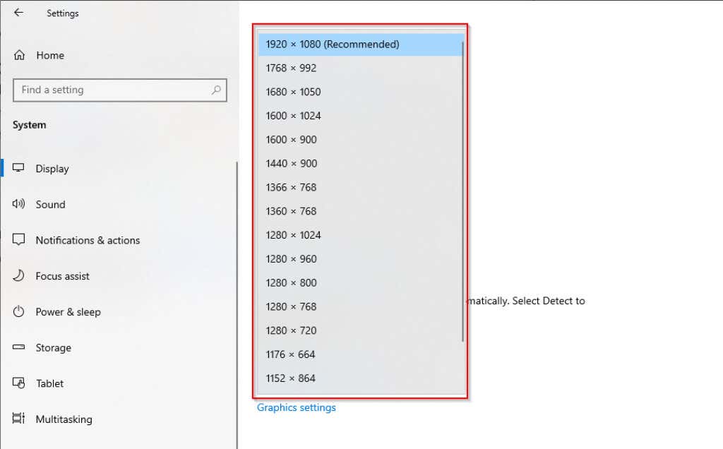 Comment réparer l'overscan dans Windows 10 pour l'adapter à l'image 3 de l'écran