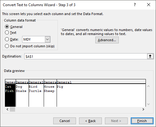 Comment séparer le prénom et le nom dans Excel image 13