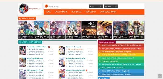 Manga Kakalot home page