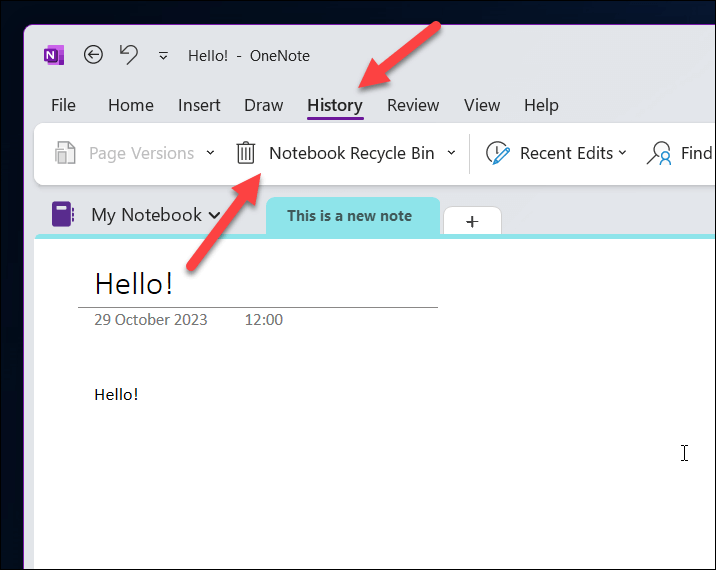 Comment récupérer des blocs-notes supprimés dans OneNote image 2