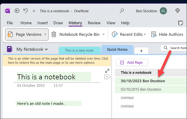 Comment récupérer des blocs-notes supprimés dans OneNote image 9