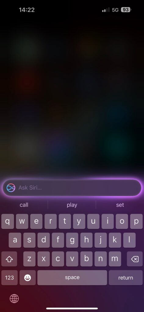 كيف أستخدم الكتابة مع Siri