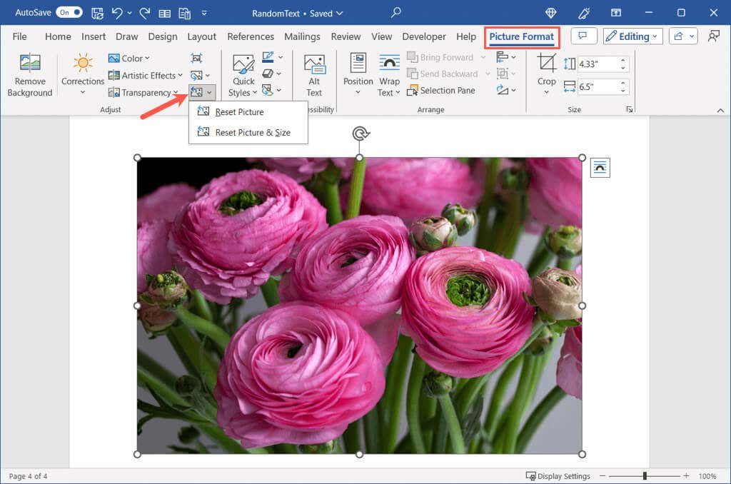 Comment effacer le formatage dans Microsoft Word image 7