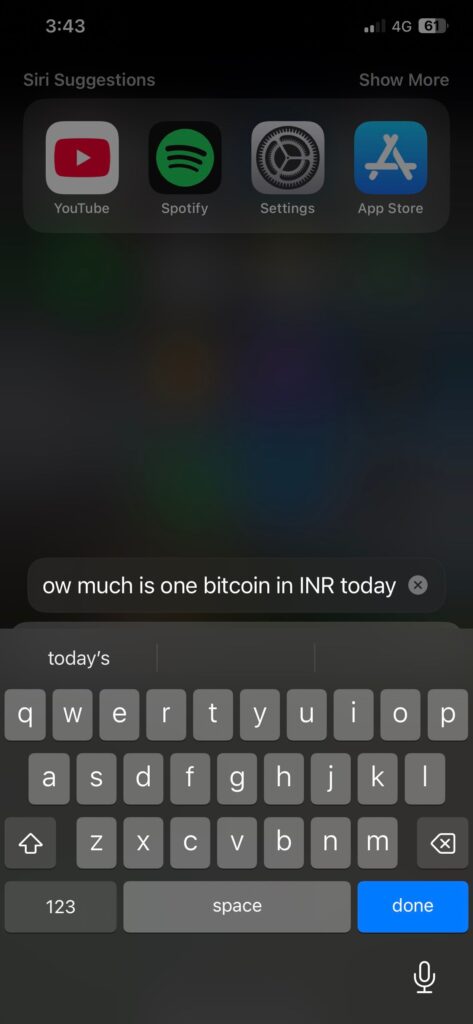 كيف أستخدم الكتابة مع Siri