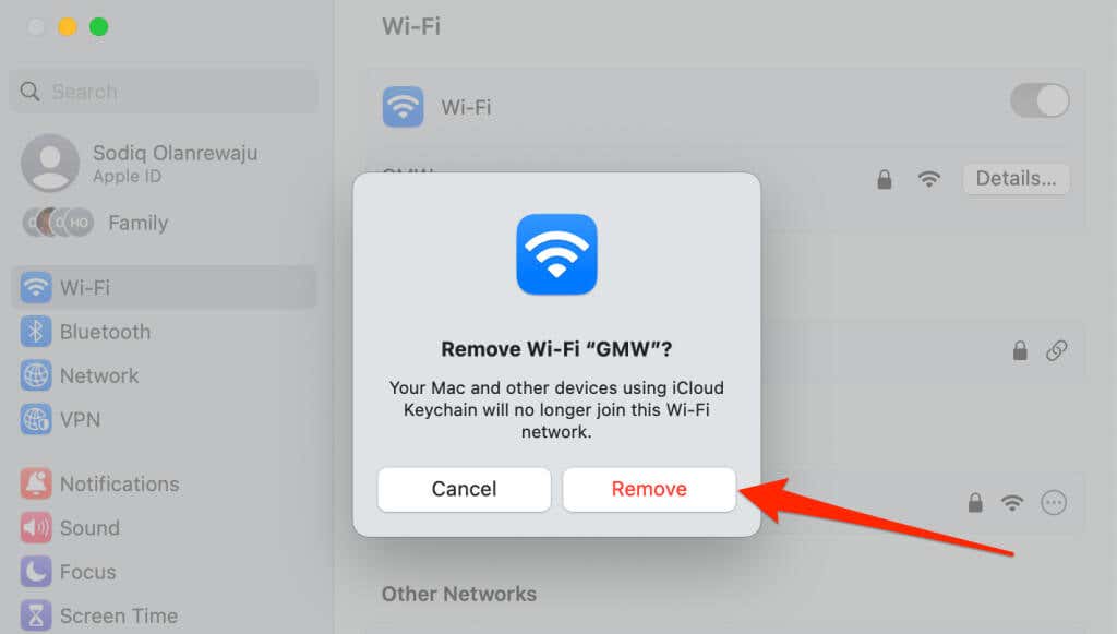 Mac متصل بشبكة Wi-Fi ولكن لا يمكنك الوصول إلى الإنترنت؟ جرب هذه الحلول الـ 12 الصورة 5