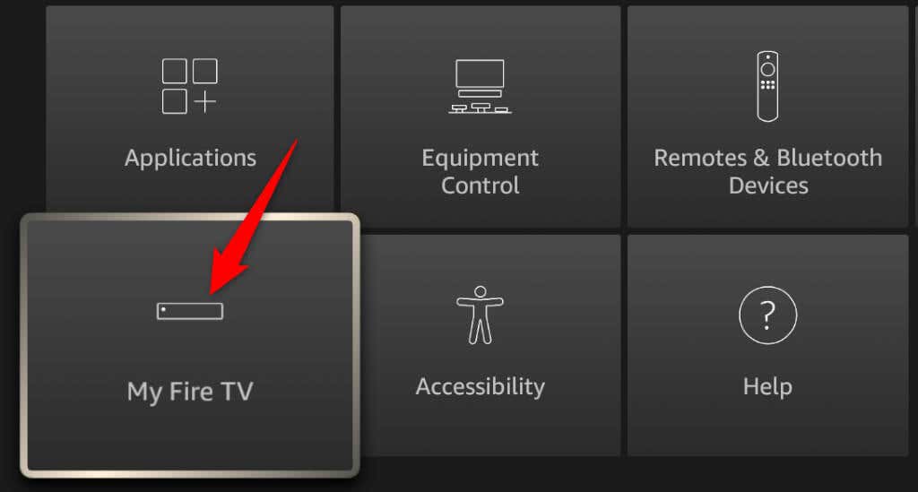 إعادة ضبط صورة Fire TV Stick الخاصة بك