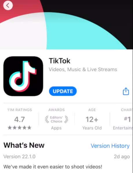 تحديث صورة تطبيق TikTok 2 - كيفية إصلاح tiktoks-no-internet-connection-error-14-compressed