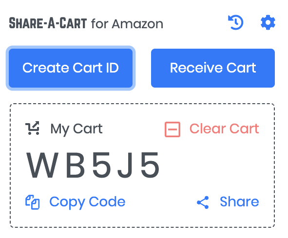 لقطة شاشة لقائمة ملحق Share-A-Cart مع إنشاء عربة تسوق مشتركة - how-to-share-your-amazon-cart-7-compressed