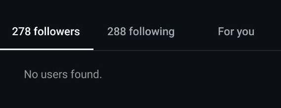 لقطة شاشة من تطبيق Instagram لم يتم العثور على مستخدمين - كيفية إخفاء المتابعين على Instagram-2-مضغوطة