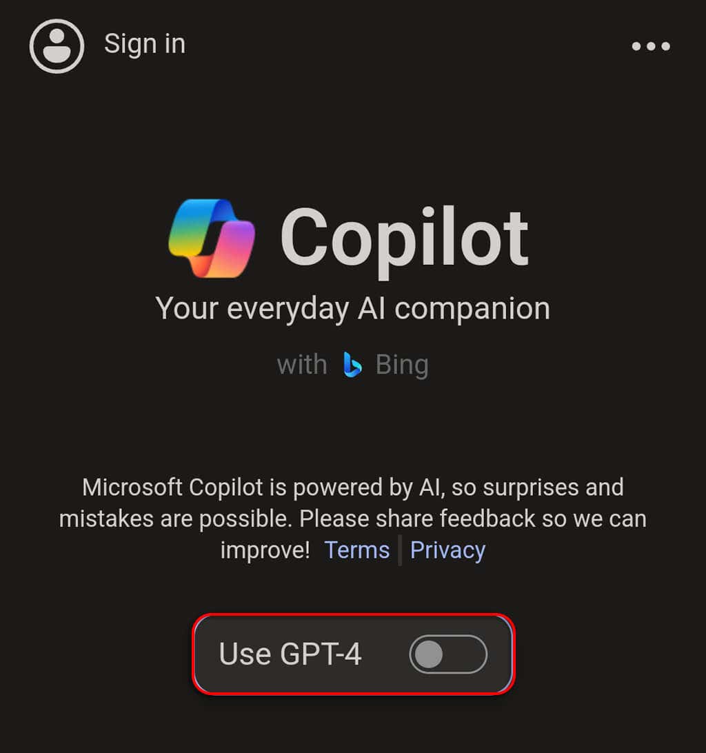 التبديل إلى ChatGPT 4 - كيفية تثبيت واستخدام Microsoft-copilot-on-android-and-iphone-3-compressed