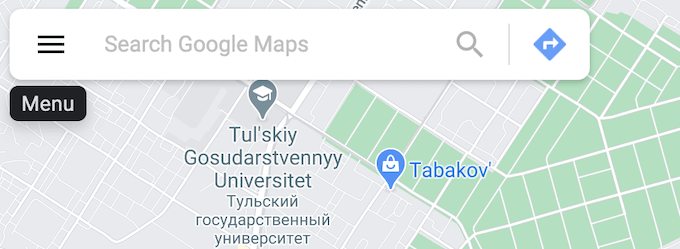 كيفية إنشاء مسارات مخصصة في صورة خرائط جوجل - google-maps-menu