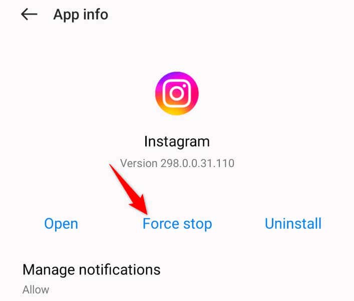 فرض إيقاف تطبيق Instagram على نظام Android - روابط-instagram-لا تعمل-كيفية-إصلاح-المشكلة-2-مضغوطة