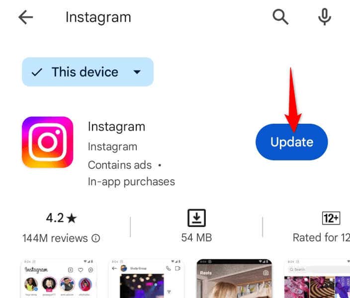 تحديث تطبيق الانستقرام على الاندرويد - روابط-instagram-not-working-how-fix-the-issue-5-compressed