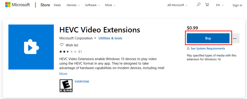 كيفية تثبيت ملحقات/برامج ترميز الفيديو HEVC في نظام التشغيل Windows 11 (مجانًا ومدفوعًا) image 3