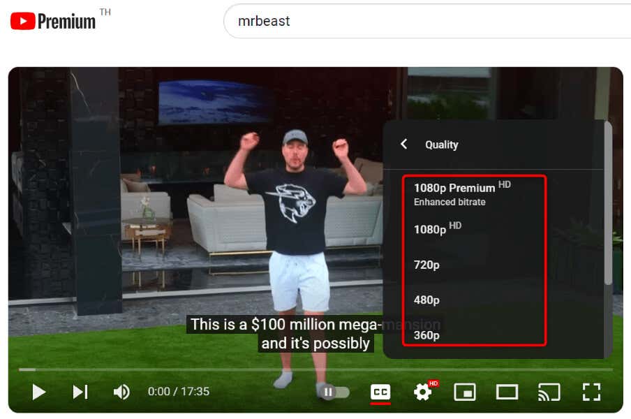 قم بتغيير صورة جودة تشغيل فيديو YouTube يدويًا - لماذا يتحول youtube افتراضيًا إلى 360 بكسل وكيف يتم إصلاحه 3 مضغوطًا