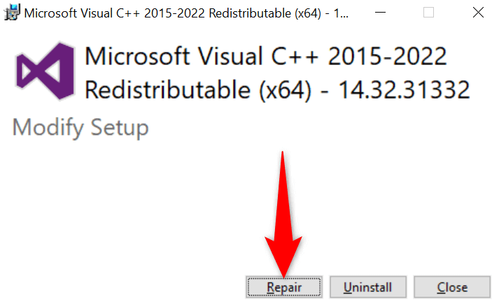 8 طرق لإصلاح خطأ في وقت تشغيل Microsoft Visual C ++ على صورة Windows 10