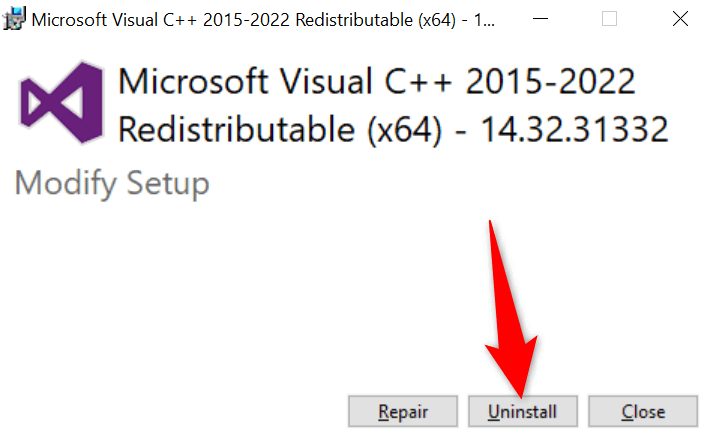 8 طرق لإصلاح خطأ في وقت تشغيل Microsoft Visual C ++ على صورة Windows 11