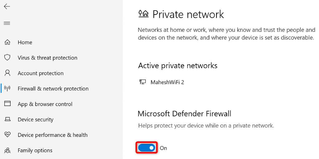 كيفية إصلاح خادم DNS لا يستجيب ” ؛ خطأ في صورة Windows 4