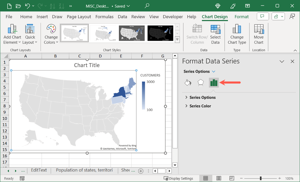 كيفية إنشاء خريطة حرارية في برنامج Excel صورة 18