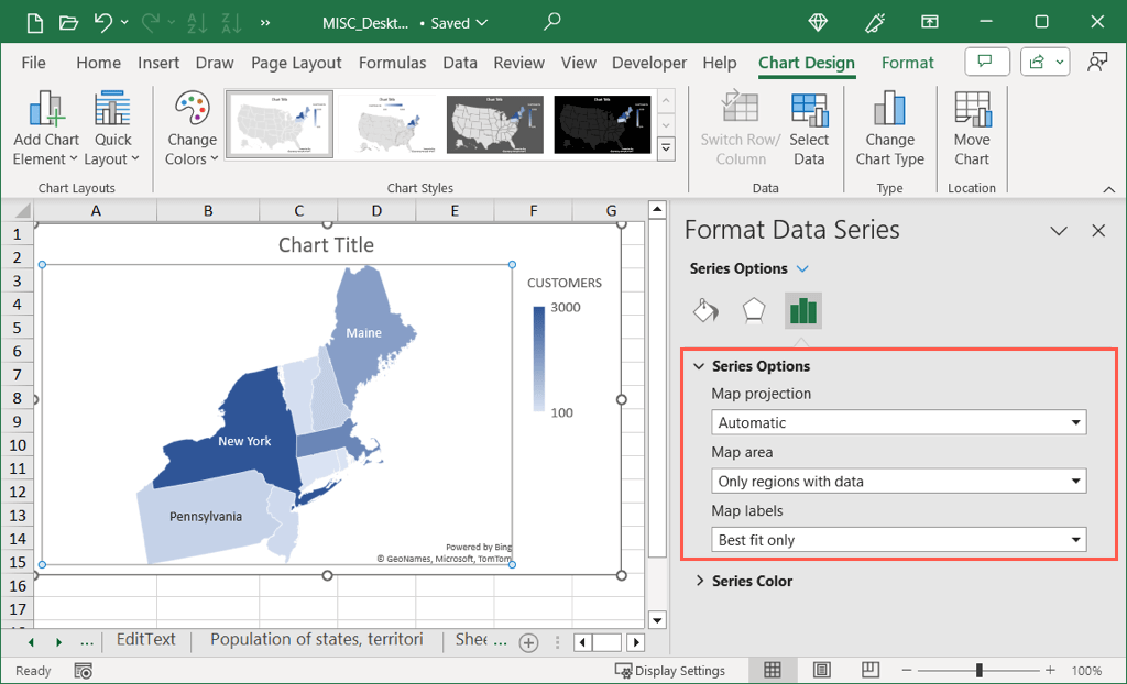 كيفية إنشاء خريطة حرارية في برنامج Excel صورة 19