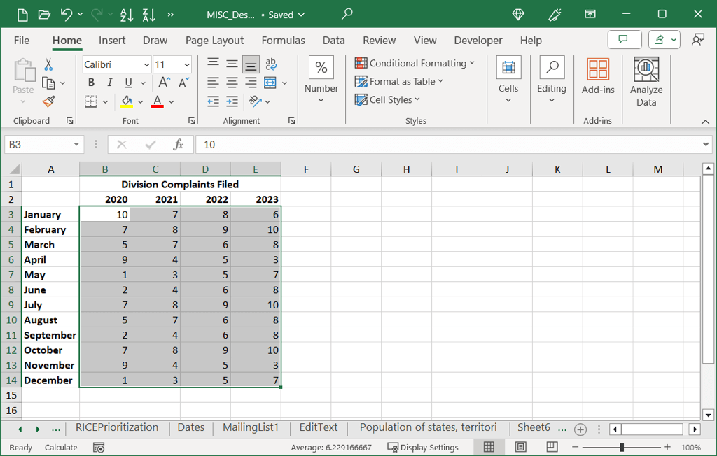 كيفية إنشاء خريطة حرارية في صورة Excel 3