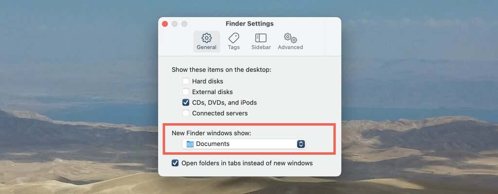 كيفية تخصيص الشريط الجانبي لـ Finder في صورة macOS 7